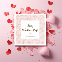 Stylish Floral Valentines Gift Supplies