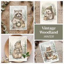 Vintage Woodland Winter Collection