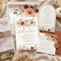  Fall In Love Boho Grass Bridal Shower