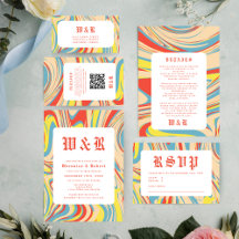 Retro Colourful Wedding Suite 