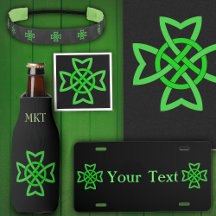 Green Irish Celtic Knot Designs
