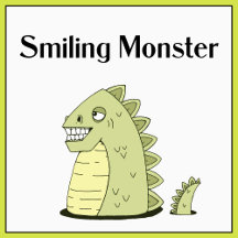 Smiling Monster Doodle