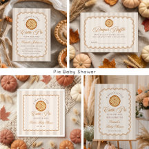 Little Cutie Pie Fall Baby Shower