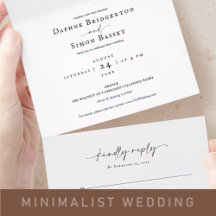 Minimalist Wedding Stationery