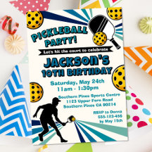 Pickleball Retro Themed Party 