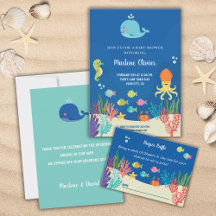 Sea animals baby shower