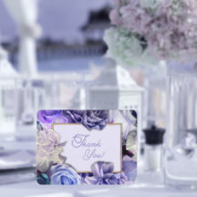 Violet Blue Rose Secret GardnsGreeting Cards