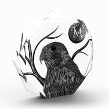 Falcon Full Moon Monogram - White