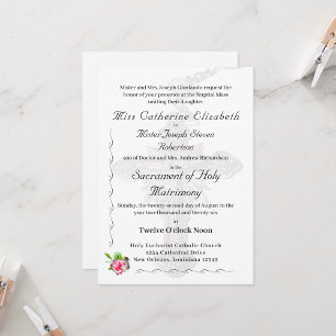 Nuptial Ro katolik Bröllop OSA Kort