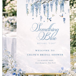 Something Blue Wildflower Bouquet Bröllopsdusch  Pappersservett