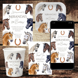 Hästgåvor för flickor i personlig namn kudde