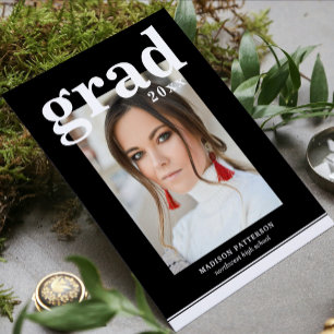 Modern Elegant för fotoStudentfest Canvastryck