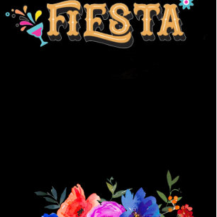Fiesta Par Shower för färgfärgade vattenfärgade Bl Inbjudningar