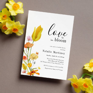 Kärlek är i Möhippan Bloom Vår Välkomsttecken Poster