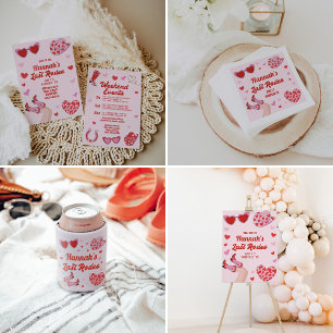 Last Rodeo Cowgirl Bachelorette Vinflaska Etikett