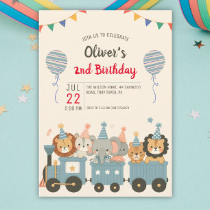 Cute Party Animals på Tåg Personlig T Shirt