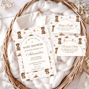 Höst Skogsdjur Baby Shower Pappersservett
