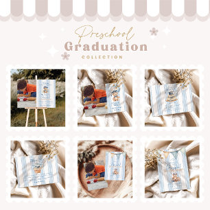 Photo Blue Preschool Nalle Studenten Meddelande