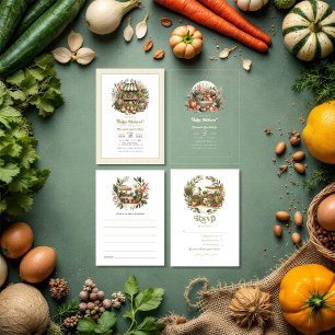 Rustic Farmers marknadshandlare för spädbarn Rådkort