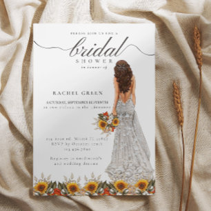 Elegant floral boho chic bröllopsdusch runt klistermärke