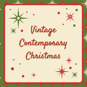 Vintage Elegant Jul Godis Pinne Presentpapper