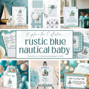 Rustic Nautisk Returetiketter Adressetikett