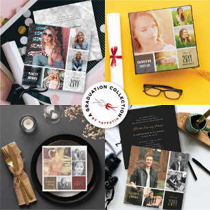 4 Foto Collage Folie Kvadrater Chic Grattis Kort