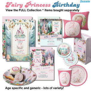 Fairy Princess 2:a födelsedagen Fairy Tale Fairyco Inbjudningar