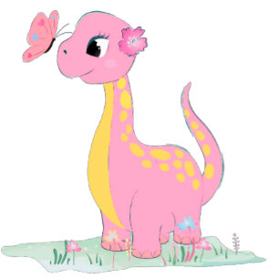 Cute Dinosaur med Rosa Peony Flicka Shower Inbjudningar
