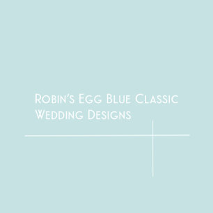 Robin's Egg Blue Classic bröllopsinbjudan Inbjudningar