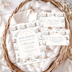 Undervattenshavsdjur Baby Shower Inbjudningar