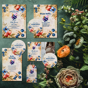 Blueberry Berry Sweet Baby Shower Presentaskar
