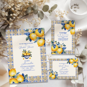 Chic Lemon Mediterranean Summer Möhippa Pappersservett