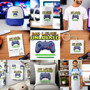 Pappa-nivå olåst   Gamer Pappa First Fars dag Keps