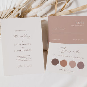 Elegant Eivorianskt minimalistiskt skriptfoto Spara Datumet