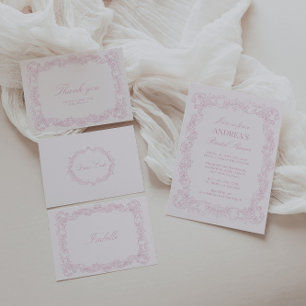 Möhippa för Rosa av elegant Vintage Tack för ditt 