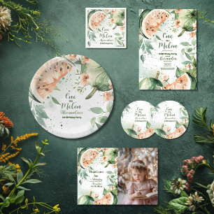 Photo One i Melon Watermelon Watercolor 1st Tack Kort