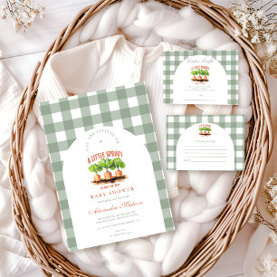 Little Sprout Baby Shower Diapper Raffle Tilläggskort