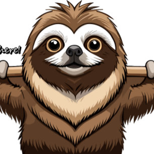 "Håll ut": Sloth uppmuntrar Ord Armbandsur