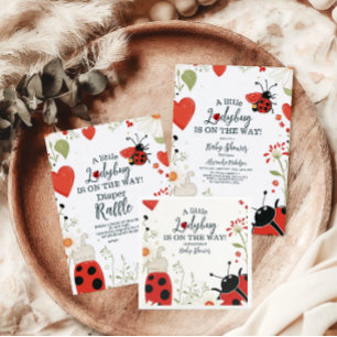 Little Ladybug Vår Baby Shower Pappersservett