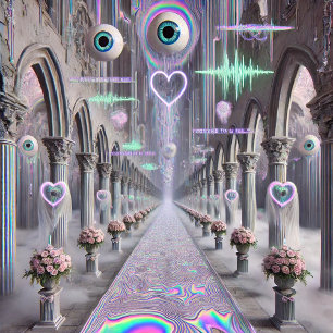👁️ "Echoes of Forever" Weirdcore Favor Tags 👁️ Presentetikett