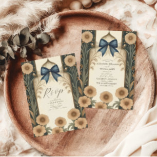 Victorias Vintage Blommigt Art nouveau Bröllop