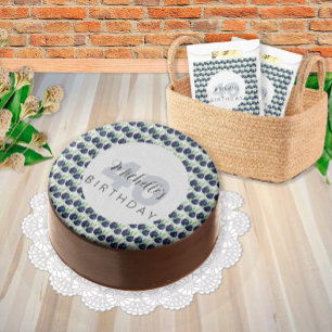 Söta blåbär Vattenfärg Hand-målade Presentpapper