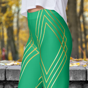 Chicens diamanter på Pistachio Leggings