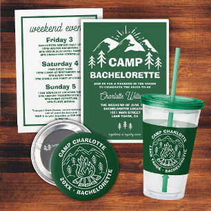 Bridesmaids Badge Anpassningsbar Camp Bachelorette Knapp