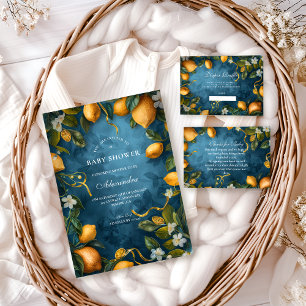 Citrus Blossom Blå Diappriffel Tilläggskort