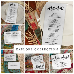 Enkel svartvit rådgivning och Önskemål Rådkort