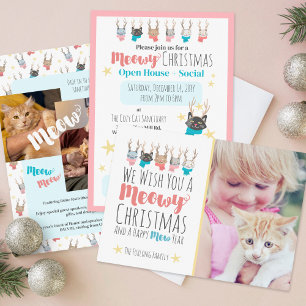 Meowjul Cat Shelter Open House Party Event Inbjudningar