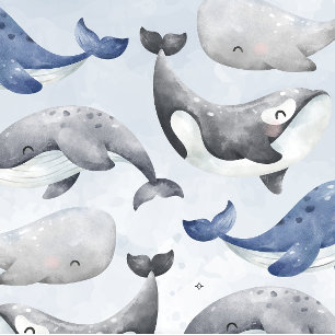 Inbjudan till Nautisk Whale Baby Shower