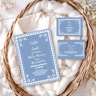 Blue Mexican Cielito Lindo Diapper Raffle Tilläggskort